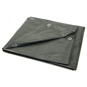 Plachta PP/PE nepromokavá extra silná, šedá, 10x12m GEKO G70564