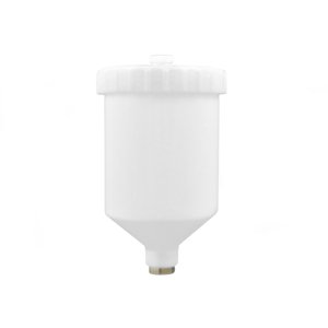 Plastová nádržka pro stříkací pistoli 600 cm3, vnitřní závit (48/50/100) G01109