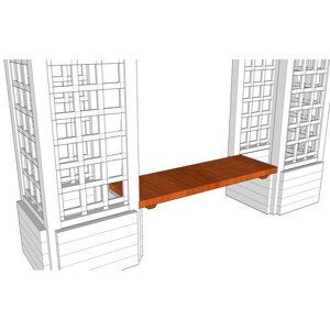 Lavička  bez opěradla