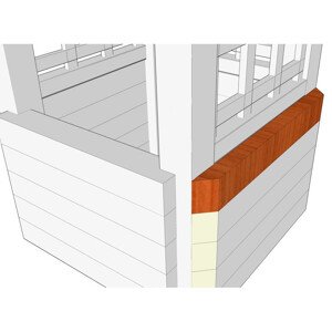 Modul truhlíku s šikmým zakončením