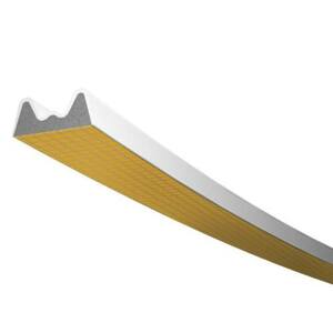 Těsnění TLT do oken a dveří, profil "K", 9 x 4 mm x 6 m, bílé