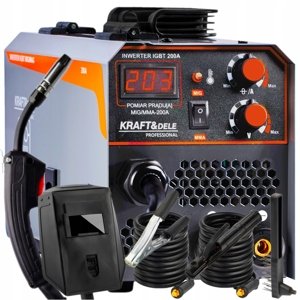Invertorová svářečka 200A MIG/MMA KD1788 KRAFT&DELE